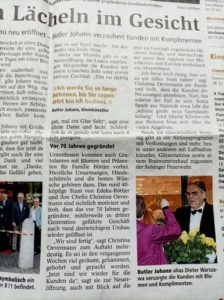 Butler Johann in Bremerförder Zeitung Nachbericht am 20.09.2019